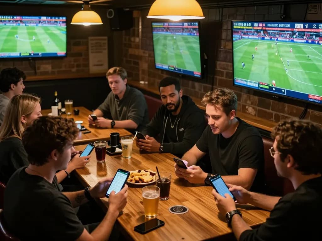 Excitement in sports betting as fans engage with soi kèo bóng đá on mobile apps.
