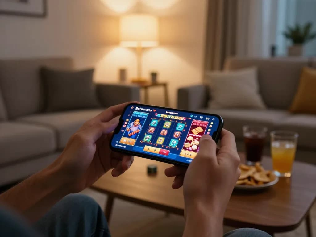 Betmentoto mobile gameplay on a smartphone, showcasing exciting casino game interface