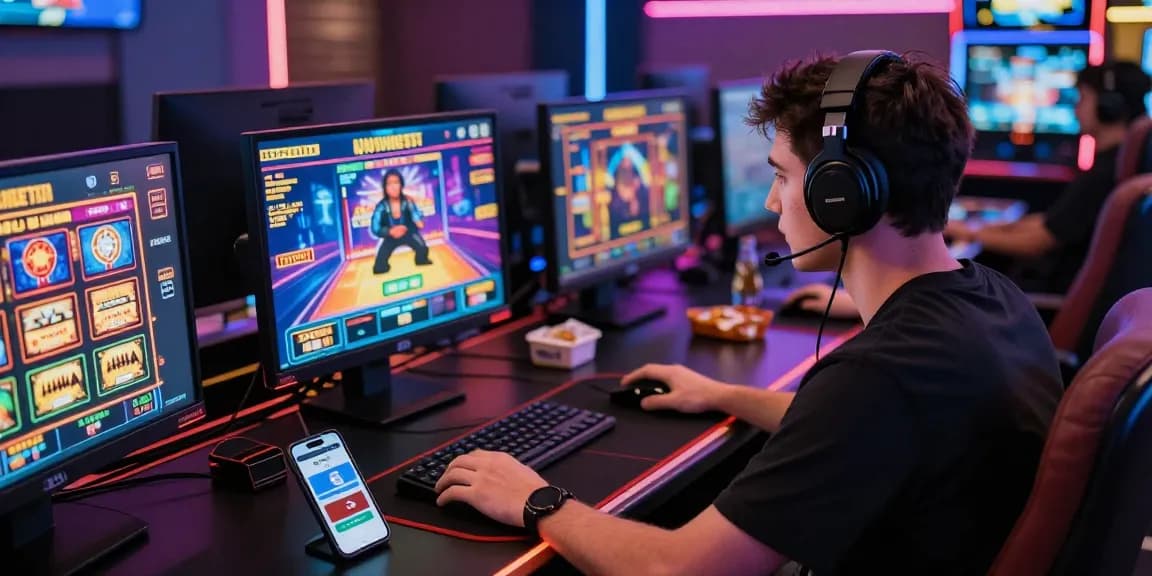 Player engaging in online casino games, highlighting credit card payment options at https://being-there.org.uk with vibrant visuals.