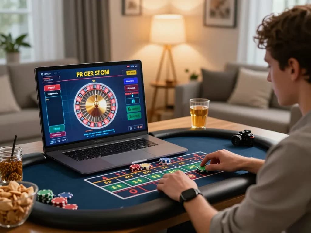 Engaging live roulette gameplay on open88 com with players immersed in a home casino environment