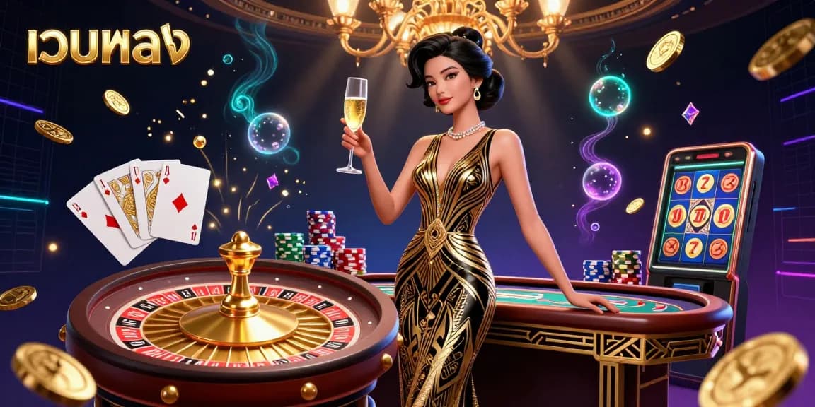 เข้าร่วมเกม เว็บตรง ในบรรยากาศคาสิโนที่มีชีวิตชีวาพร้อมเหรียญทอง, ชิปโป๊กเกอร์, และรูเล็ต