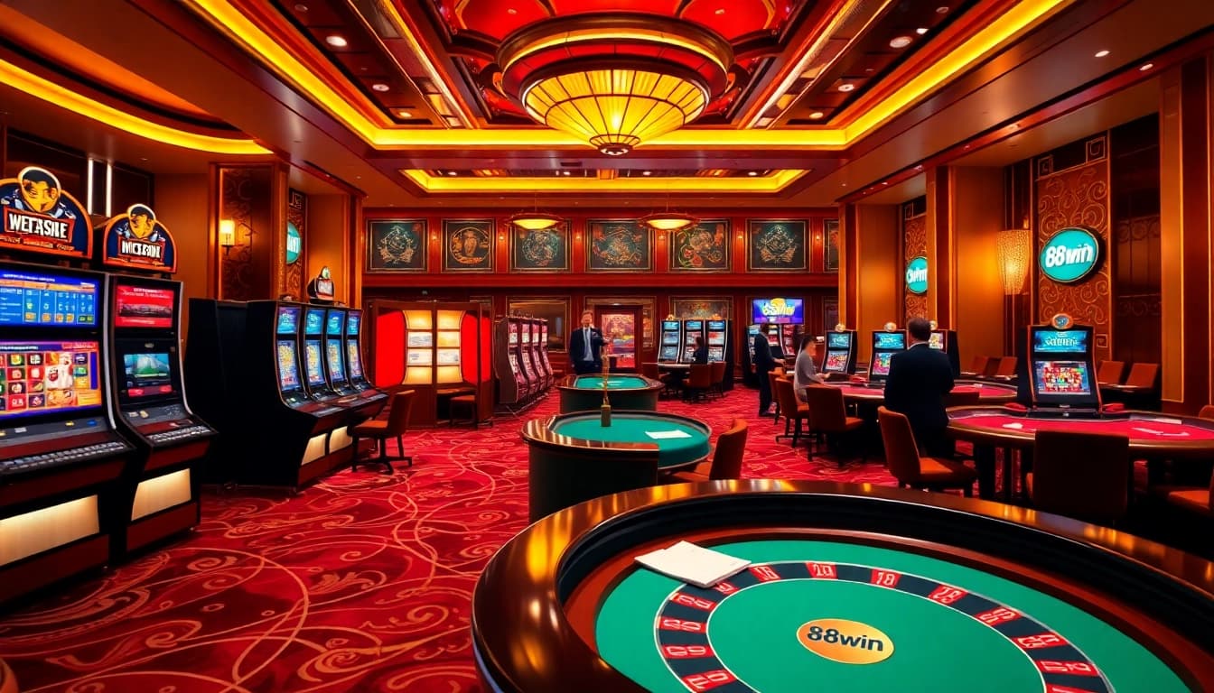 Experience thrilling gameplay with 68win's vibrant casino atmosphere featuring live dealers and exciting slot machines.