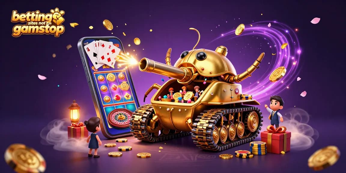 Engage with top betting sites not on gamstop as golden beetle casino tank showcases vibrant gaming elements.