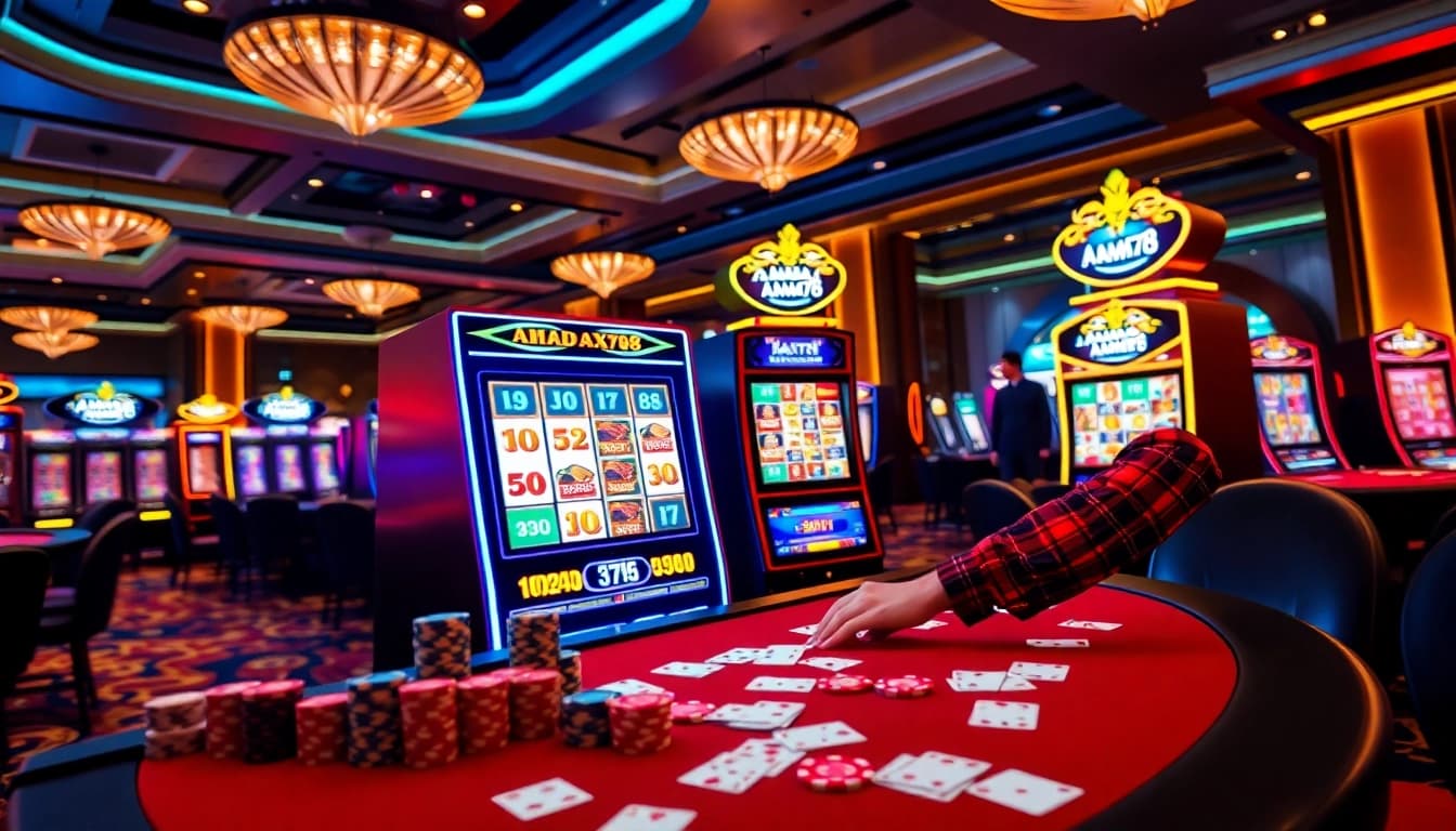 Rasakan keseruan taruhan tinggi di AMAN788, di mana pemain menikmati permainan slot yang mendebarkan.