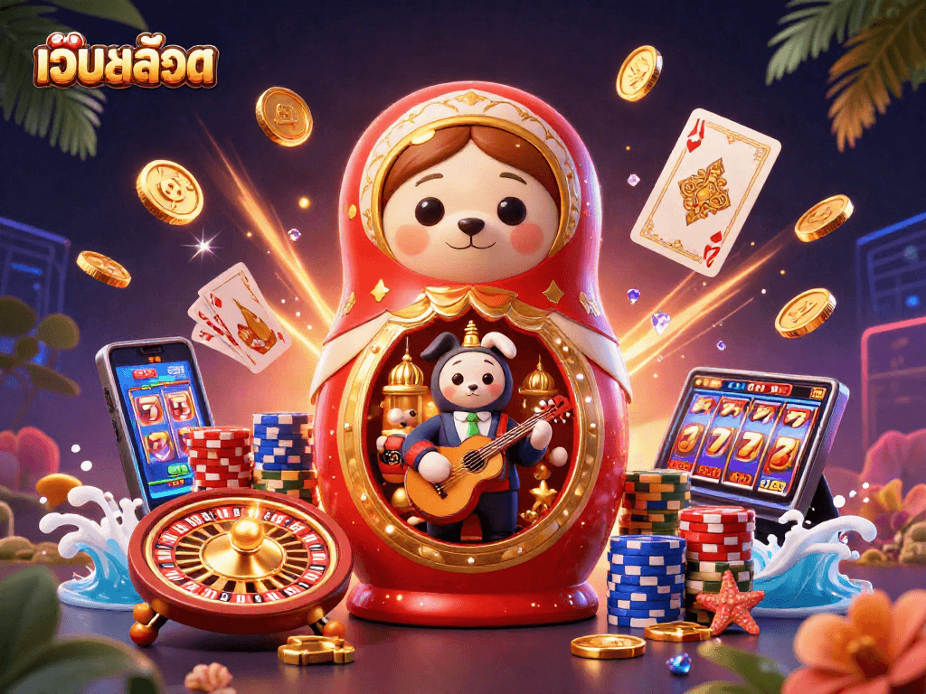 Experience thrilling เว็บสล็อต action with dynamic casino characters and vibrant game elements