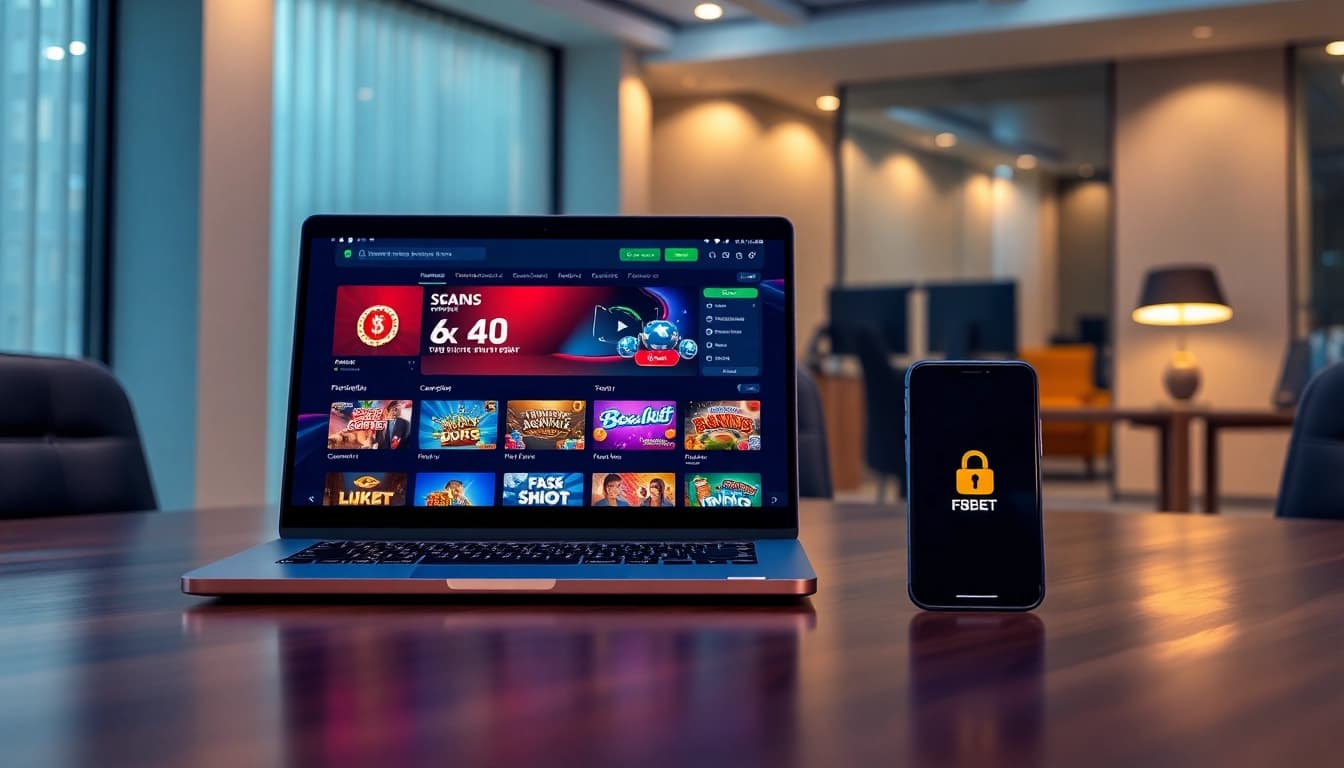 Interactive online gambling interface showcasing https://f8beta2.support/ with vibrant game graphics.
