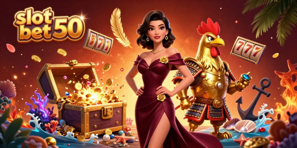 Experience exciting gameplay with slot bet 50 featuring glamorous characters and brilliant gold treasures.
