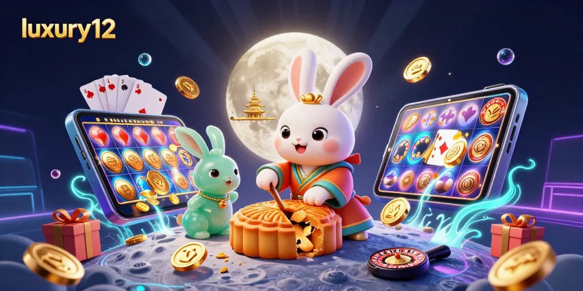Permainan slot aplikasi luxury12 dengan simbol jackpot dan koin emas yang menyebar.