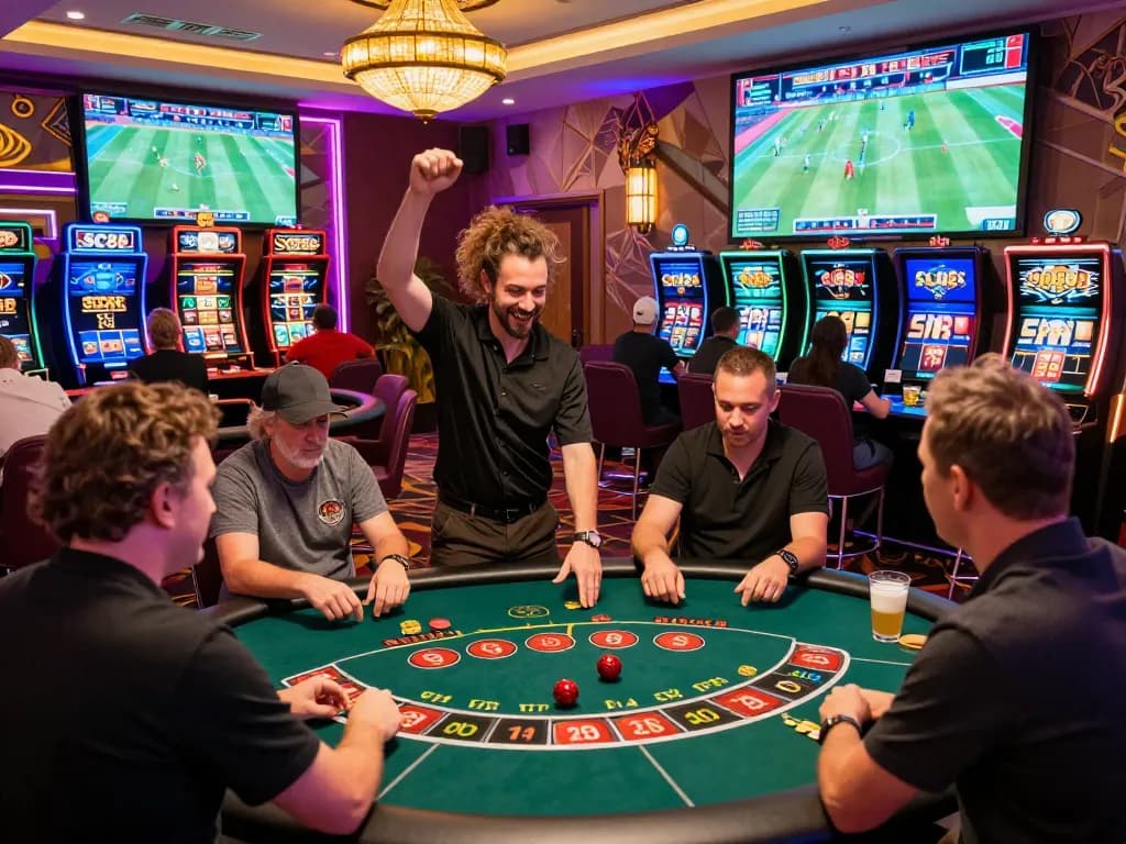 Dynamic online gaming atmosphere at https://sc88e.com/ with diverse players enjoying thrilling casino games.