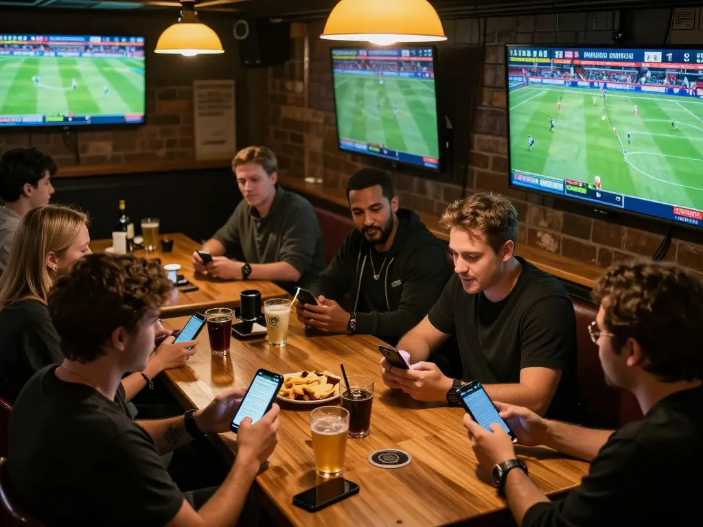 Excitement in sports betting as fans engage with soi kèo bóng đá on mobile apps.