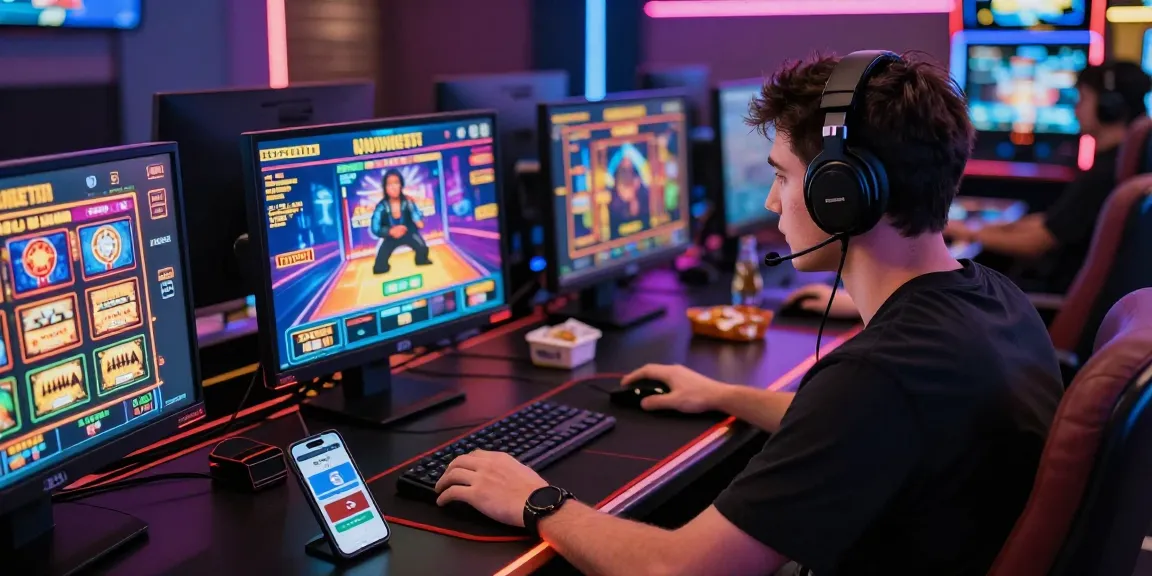 Player engaging in online casino games, highlighting credit card payment options at https://being-there.org.uk with vibrant visuals.