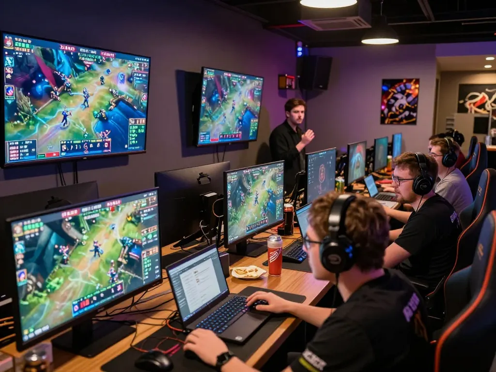 Explore live Dota 2 betting excitement at https://gglbetsg.org/dota2-betting/ with fans cheering and screens displaying odds.