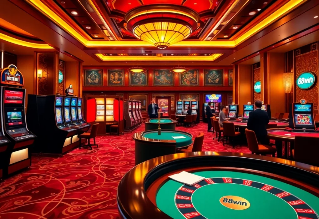 Experience thrilling gameplay with 68win's vibrant casino atmosphere featuring live dealers and exciting slot machines.