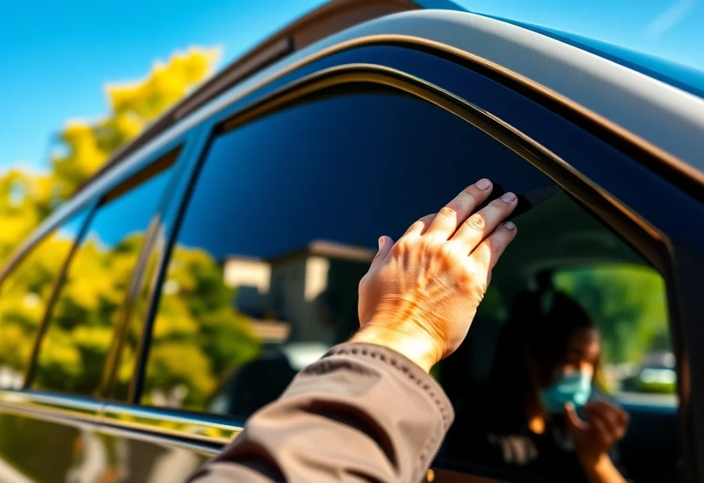 Enhance vehicle comfort with window tint Chattanooga, highlighting professional application and quality film.