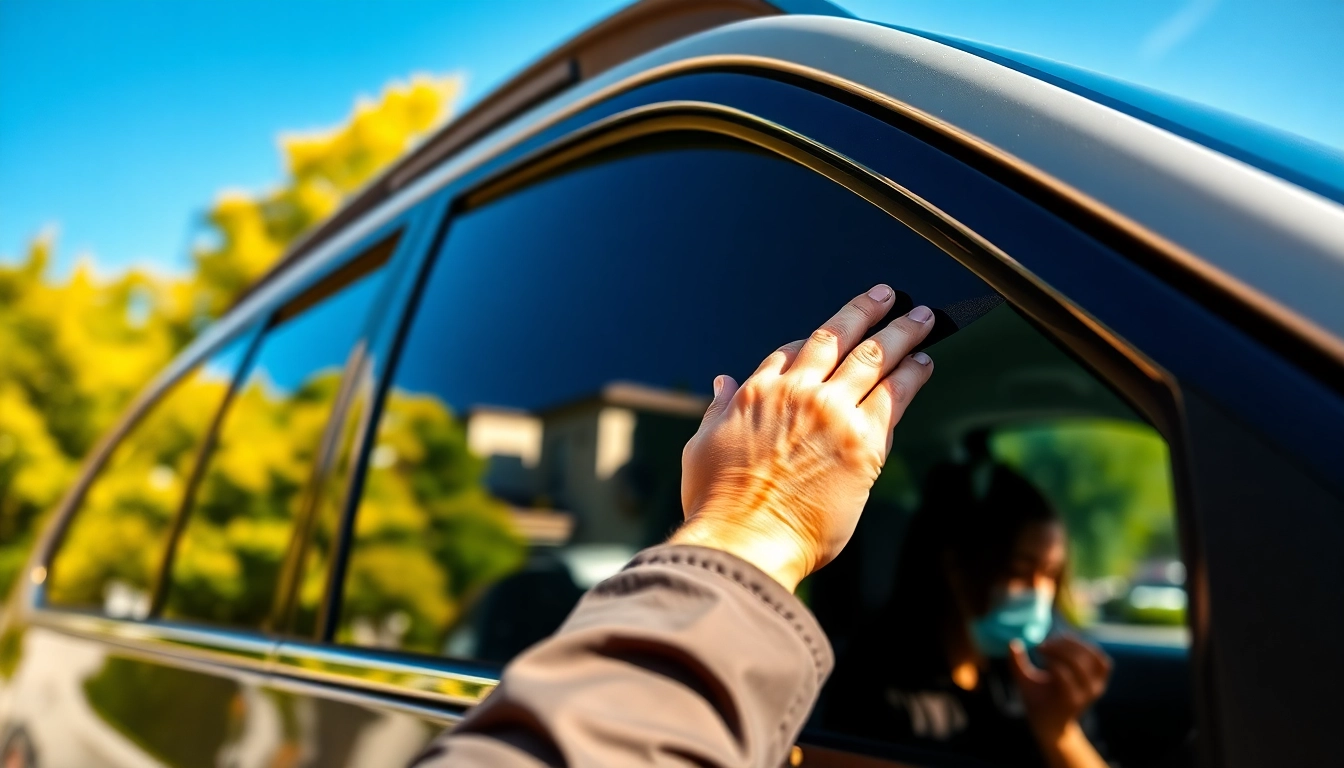 Enhance vehicle comfort with window tint Chattanooga, highlighting professional application and quality film.