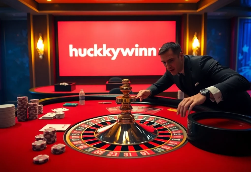 Exciting roulette action at a casino table linked with https://luckywin.com.co/ offering thrilling gambling experiences.