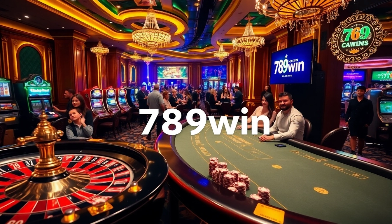 Experience the thrill of 789win with vibrant casino gaming elements.