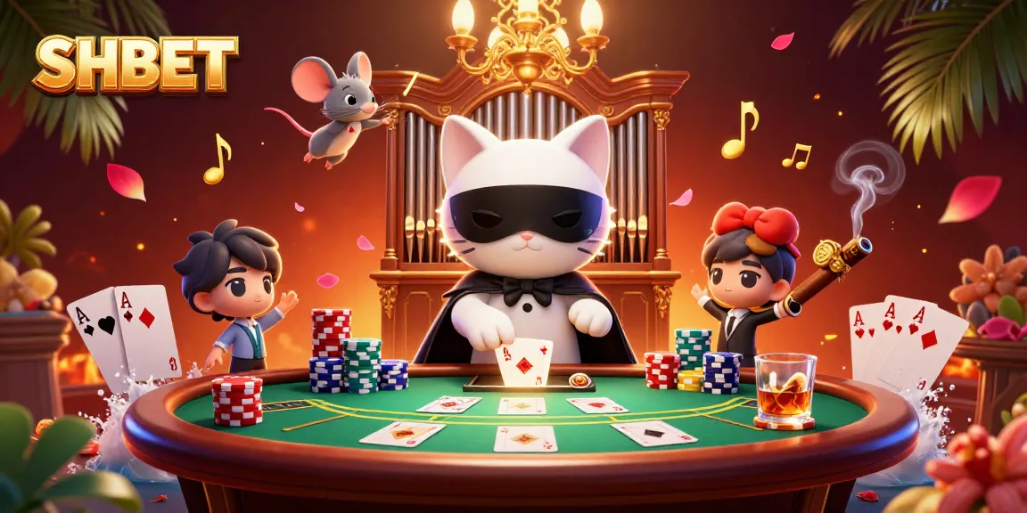 Win exciting rewards at SHBET with a vibrant casino-themed illustration, featuring engaging gameplay.